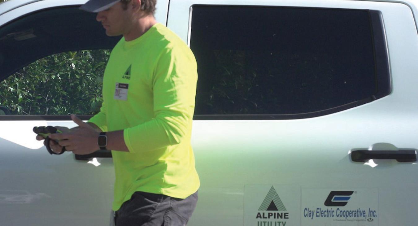 Workers will be identified with Alpine gear and vehicles will be marked as co-op contractors.