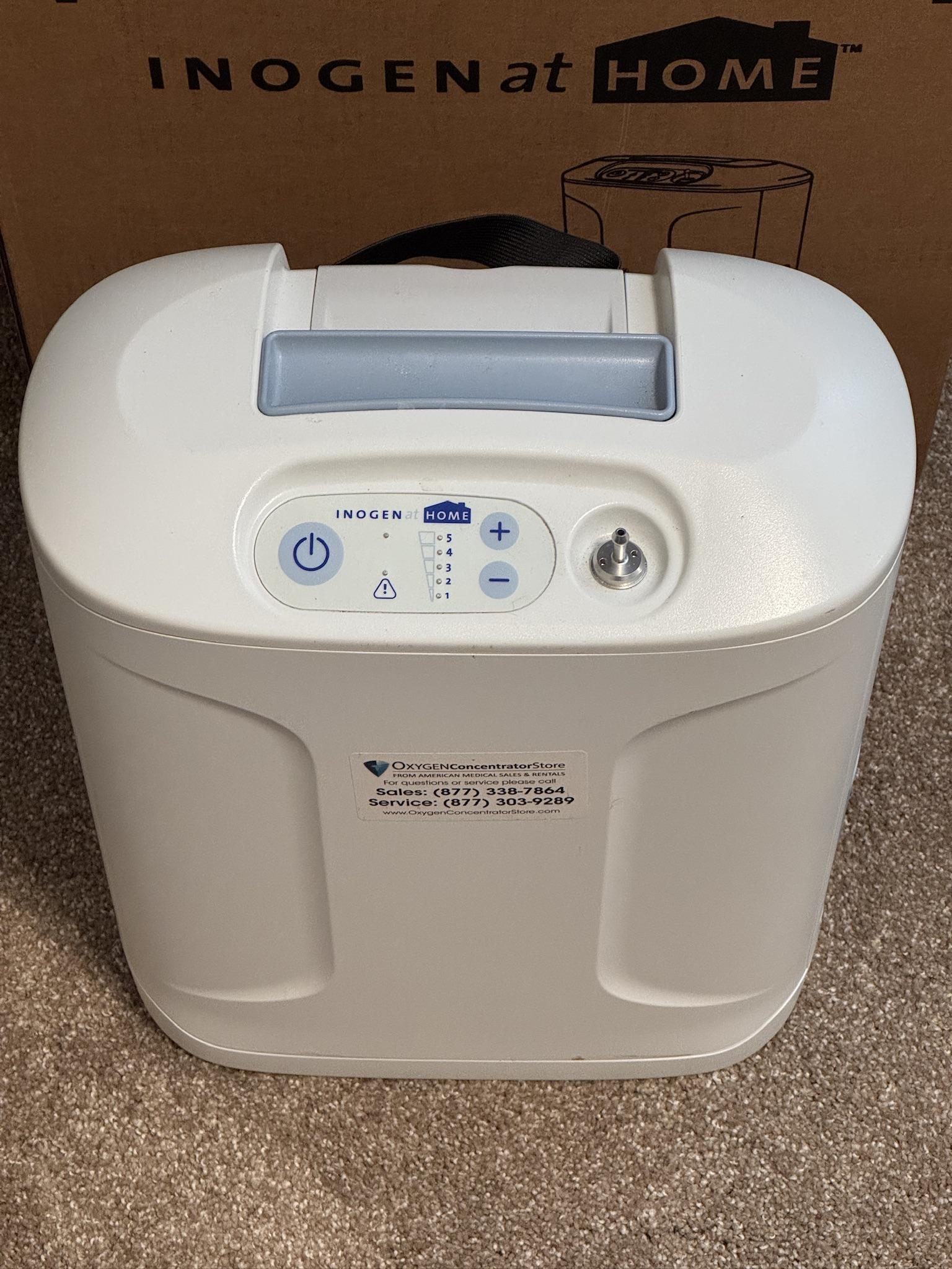 Inogen GS-100 Oxygen Concentrator front and top.jpeg